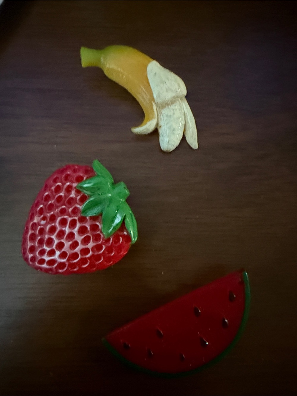 Fruit hair clip Set - Strawberry, Watermelon Slice & Banana